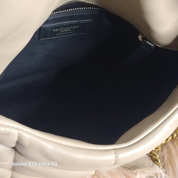 YSL Lou Puffer Shoulder Bag in Quilted Leather - Picture 4 of 8